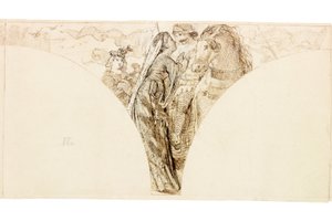 Sketch for Mural at Wallington Hall by William Bell Scott