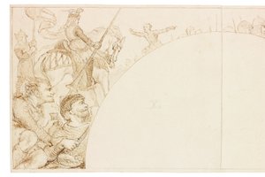 Sketch for Mural at Wallington Hall by William Bell Scott