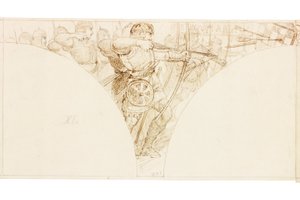 Sketch for Mural at Wallington Hall