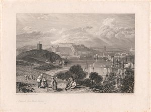 Plymouth from Mount Batten by William Bernard Cooke