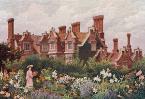 Hollingbourne Manor from the Upper Garden by William Biscombe Gardner