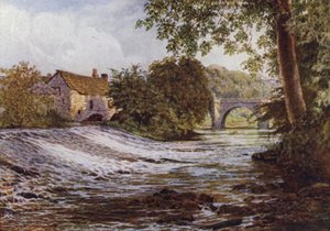On the Derwent, Baslow by William Biscombe Gardner