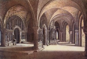 The Chapel of Our Lady in the Undercroft, Canterbury Cathedral by William Biscombe Gardner