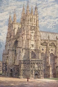 The West Towers and South-West Entrance to the Cathedral, Canterbury