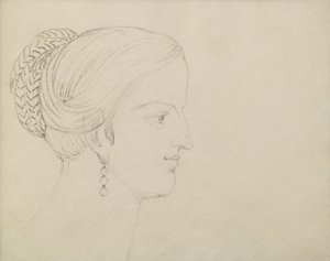 A Visionary Head, for Varley by William Blake