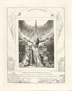 And my Servant Job shall pray for you by William Blake