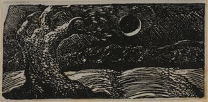 Blasted Tree and Flattened Crops, from The Pastorals of Virgil by William Blake