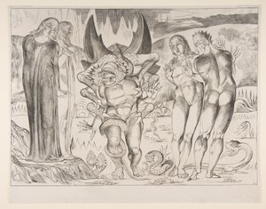 Circle of Thieves: Agnello Brunelleschi Attacked by a Six-Footed Serpent, from Dante