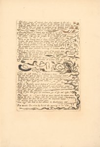Europe. A Prophecy, Plate 16, Ethinthus queen of waters (Bentley 17) by William Blake