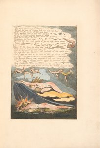Europe. A Prophecy, Plate 6, The shrill winds wake . . . .  (Bentley 7) by William Blake