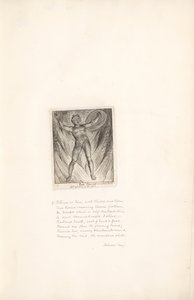 For the Sexes- The Gates of Paradise, Plate 7, Fire by William Blake
