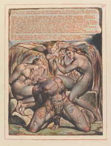Jerusalem, Plate 25, And There Was Heard by William Blake