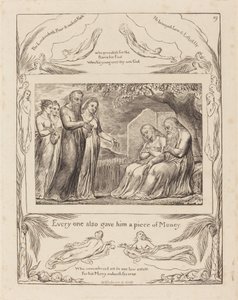 Job Accepting Charity by William Blake