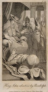 King John absolved by Pandulph After Henry Fuseli, 1798