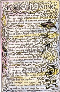 A Cradle Song: Plate 15 from Songs of Innocence and of Experience (copy R) by William Blake