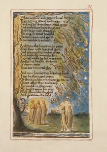 Night: plate 21 from Songs of Innocence and of Experience (copy AA)