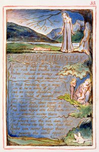 Holy Thursday: plate 33 from Songs of Innocence and of Experience (copy AA) c.1815-26 by William Blake