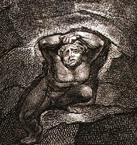 Earth, He struggles into Life, plate 3 of 