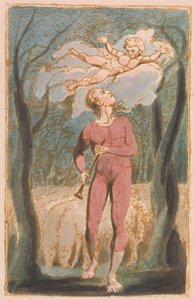 Songs of Innocence, Frontispiece (Plate 1) by William Blake
