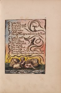 Songs of Innocence and of Experience, Plate 12, Spring (Bentley 23) by William Blake
