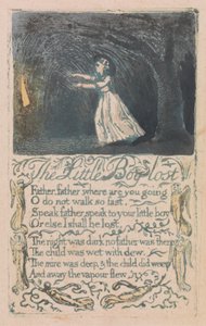 Songs of Innocence and of Experience, Plate 16, "The Little Boy Lost" (Bentley 13)