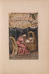Songs of Innocence and of Experience, Plate 17, A Cradle Song (Bentley 17) by William Blake