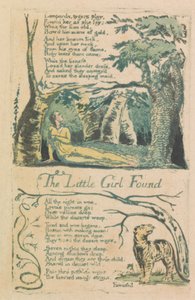 Songs of Innocence and of Experience, Plate 20, "The Little Girl Lost" (Bentley 34)