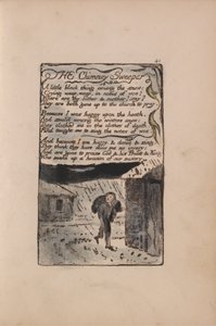 Songs of Innocence and of Experience, Plate 41, The Chimney Sweeper (Bentley 37)