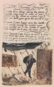 Songs of Innocence and of Experience, Plate 45, "The Chimney Sweeper" (Bentley 37)