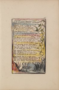 Songs of Innocence and of Experience, Plate 46, A Little Boy Lost (Bentley 50) by William Blake