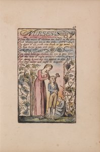 Songs of Innocence and of Experience, Plate 49, Nurses Song (Bentley 38)