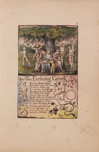 Songs of Innocence and of Experience, Plate 5, The Echoing Green (Bentley 6)