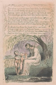 Songs of Innocence and of Experience, Plate 6, "The Little Black Boy" (Bentley 10)