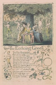 Songs of Innocence and of Experience, Plate 8, "The Ecchoing Green" (Bentley 6)