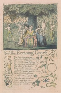 Songs of Innocence and of Experience, Plate 8, The Ecchoing Green (Bentley 6)