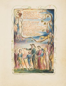 Songs of Innocence and of Experience: The Ecchoing Green (second plate), ca. 1825