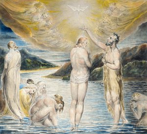 The Baptism of Christ by William Blake