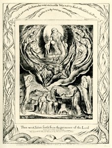 The Book of Job 2:7 (Illustrated by William Blake) by William Blake