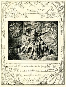 The Book of Job 42:15 (illustrated by William Blake)