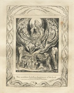 The Book of Job: Pl. 5, Then Went Satan Forth from the Presence of the Lord