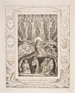 The Creation, from Illustrations of the Book of Job, 1825-26 by William Blake