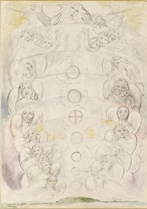 The Deity, from Whom Proceed the Nine Spheres by William Blake