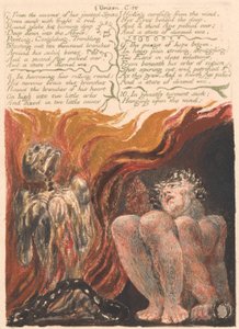 The First Book of Urizen, Plate 10, "7. From the caverns of his jointed spine . . . ." (Bentley 11) by William Blake