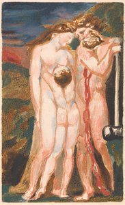 The First Book of Urizen, Plate 18 (Bentley 21)