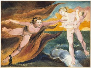 The Good and Evil Angels Struggling for Possession of a Child