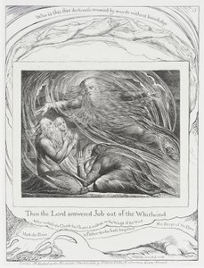 The Lord Answering Job out of the Whirlwind by William Blake
