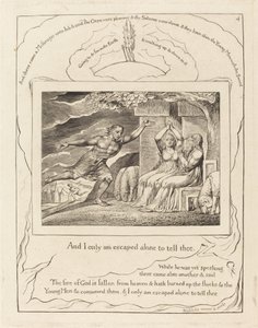 The Messengers Tell Job of His Misfortunes by William Blake