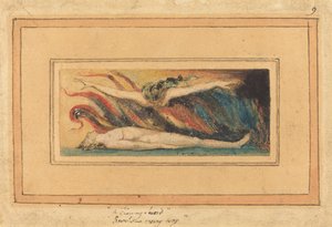 The Soul Hovering Over the Body (from Marriage of Heaven and Hell, plate 14)