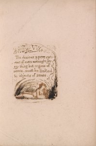 There Is No Natural Religion, Plate 8, VI The Desires & Perceptions (Bentley a9) by William Blake