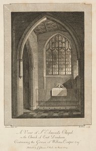 View of St. Edmunds Chapel in the Church of East Dereham by William Blake
